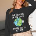 Rotation Of The Earth Makes My Day Science Teacher Earth Day Unisex Long Sleeve T-Shirt, funny design