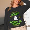 Scary Physical Education Ed Teacher Costume Halloween Easy Unisex Long Sleeve T-Shirt, funny design Scary Physical Education Ed Teacher Costume Halloween Easy Unisex Long Sleeve T-Shirt, funny design