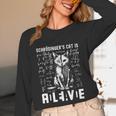 Schrodinger's Cat Dead And Alive Physics Teacher Unisex Long Sleeve T-Shirt, funny design Schrodinger's Cat Dead And Alive Physics Teacher Unisex Long Sleeve T-Shirt, funny design