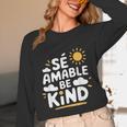 SÉ AMABLE Be Kind Bilingual Teacher Maestra Spanish Teacher Unisex Long Sleeve T-Shirt, funny design SÉ AMABLE Be Kind Bilingual Teacher Maestra Spanish Teacher Unisex Long Sleeve T-Shirt, funny design