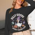Silly Goose Spooky Teacher Club Halloween Witch Ghost Unisex Long Sleeve T-Shirt, funny design Silly Goose Spooky Teacher Club Halloween Witch Ghost Unisex Long Sleeve T-Shirt, funny design