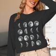 Space Science Student Teacher Leonard Moon Phases Men Women Kids Unisex Long Sleeve T-Shirt, funny design Space Science Student Teacher Leonard Moon Phases Men Women Kids Unisex Long Sleeve T-Shirt, funny design
