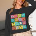 Spanish Teacher Back To School Maestra Dual Language Crew Unisex Long Sleeve T-Shirt, funny design