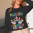 Spanish Teacher Bilingual Teacher Maestra Maestras Unisex Long Sleeve T-Shirt, funny design