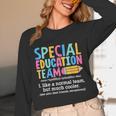 Special Education Team Definition Retro Ed Team Crew Teacher Unisex Long Sleeve T-Shirt, funny design Special Education Team Definition Retro Ed Team Crew Teacher Unisex Long Sleeve T-Shirt, funny design