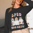 SPED Boo Crew Halloween Floral Ghost Special Ed SPED Teacher For Men Women Kids Unisex Long Sleeve T-Shirt, funny design SPED Boo Crew Halloween Floral Ghost Special Ed SPED Teacher For Men Women Kids Unisex Long Sleeve T-Shirt, funny design
