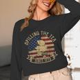 Spilling The Tea Since 1773 American History Teacher Vintage Unisex Long Sleeve T-Shirt, funny design
