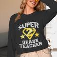 Super 2nd Grade Teacher Hero Unisex Long Sleeve T-Shirt, funny design Super 2nd Grade Teacher Hero Unisex Long Sleeve T-Shirt, funny design