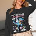 T Rex Dinosaur Unicorn Teachers Are Like Unicornasaurus Rex Unisex Long Sleeve T-Shirt, funny design T Rex Dinosaur Unicorn Teachers Are Like Unicornasaurus Rex Unisex Long Sleeve T-Shirt, funny design