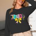 Teach Coquette Bow Teacher Back To School Happy First Day Unisex Long Sleeve T-Shirt, funny design Teach Coquette Bow Teacher Back To School Happy First Day Unisex Long Sleeve T-Shirt, funny design