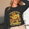 I Teach The Cutest Pumpkins In The Patch Teacher Halloween Unisex Long Sleeve T-Shirt, funny design I Teach The Cutest Pumpkins In The Patch Teacher Halloween Unisex Long Sleeve T-Shirt, funny design
