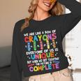 Teacher We Are Like a Box Of Crayons For Men Women Kids Unisex Long Sleeve T-Shirt, funny design Teacher We Are Like a Box Of Crayons For Men Women Kids Unisex Long Sleeve T-Shirt, funny design