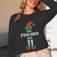 The Teacher Elf Family Matching Group Idea Christmas Unisex Long Sleeve T-Shirt, funny design The Teacher Elf Family Matching Group Idea Christmas Unisex Long Sleeve T-Shirt, funny design