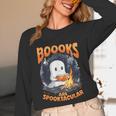Teacher Halloween Ghost Reading Book Animal Boooks Are Unisex Long Sleeve T-Shirt, funny design Teacher Halloween Ghost Reading Book Animal Boooks Are Unisex Long Sleeve T-Shirt, funny design