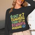 Teacher Overuse 67 Teacher Unisex Long Sleeve T-Shirt, funny design Teacher Overuse 67 Teacher Unisex Long Sleeve T-Shirt, funny design