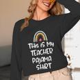 This Is My Teacher Pajama Shirt Teacher Life Tee Unisex Long Sleeve T-Shirt, funny design This Is My Teacher Pajama Shirt Teacher Life Tee Unisex Long Sleeve T-Shirt, funny design