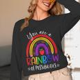 Teacher You Are a Rainbow Of Possibilities Funny Unisex Long Sleeve T-Shirt, funny design Teacher You Are a Rainbow Of Possibilities Funny Unisex Long Sleeve T-Shirt, funny design