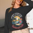 Teacher Retirement Shirts 2026 Goodbye Lesson Hello Freedom Unisex Long Sleeve T-Shirt, funny design