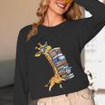 Teacher Shirt Giraffe Holding Books Bookworm Librarian Unisex Long Sleeve T-Shirt, funny design Teacher Shirt Giraffe Holding Books Bookworm Librarian Unisex Long Sleeve T-Shirt, funny design