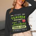 Teacher Teaching Assistant Aide Hero Unisex Long Sleeve T-Shirt, funny design