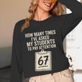 Teachers 67 Meme Unisex Long Sleeve T-Shirt, funny design Teachers 67 Meme Unisex Long Sleeve T-Shirt, funny design