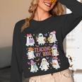 Teaching My Boos Teacher Cute Ghost Groovy Teacher Halloween Unisex Long Sleeve T-Shirt, funny design Teaching My Boos Teacher Cute Ghost Groovy Teacher Halloween Unisex Long Sleeve T-Shirt, funny design
