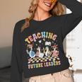 Teaching Future Leaders Teacher Back To School Cute Goose Unisex Long Sleeve T-Shirt, funny design Teaching Future Leaders Teacher Back To School Cute Goose Unisex Long Sleeve T-Shirt, funny design