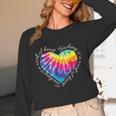 Teaching Is a Work Of Heart Tie Dye Hippie For Teacher For Men Women Girls Kids Unisex Long Sleeve T-Shirt, funny design