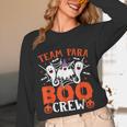 Team Para Boo Crew Halloween Ghost Paraprofessional Teacher Unisex Long Sleeve T-Shirt, funny design
