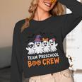 Team Preschool Boo Crew Halloween Teacher Student Costume Unisex Long Sleeve T-Shirt, funny design