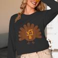 Thanksgiving Math Teacher Math Symbol Men Women Girls Kids Unisex Long Sleeve T-Shirt, funny design