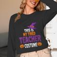Tired Teacher Costume For Halloween Teachers Unisex Long Sleeve T-Shirt, funny design Tired Teacher Costume For Halloween Teachers Unisex Long Sleeve T-Shirt, funny design