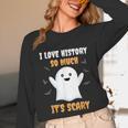 History Teacher Halloween History Class School For Men Women Kids Unisex Long Sleeve T-Shirt, funny design