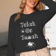 Trick Or Teach Halloween Teacher Shirt Teaching Spider Tee For Men Women Kids Unisex Long Sleeve T-Shirt, funny design Trick Or Teach Halloween Teacher Shirt Teaching Spider Tee For Men Women Kids Unisex Long Sleeve T-Shirt, funny design
