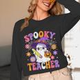 Trick Or Teach Spooky Teacher Ghost Halloween Teacher Unisex Long Sleeve T-Shirt, funny design Trick Or Teach Spooky Teacher Ghost Halloween Teacher Unisex Long Sleeve T-Shirt, funny design