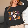 Trick Or Teach Teacher Halloween Costume Men Women Unisex Long Sleeve T-Shirt, funny design Trick Or Teach Teacher Halloween Costume Men Women Unisex Long Sleeve T-Shirt, funny design