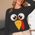 Turkey Face Halloween Costume Thanksgiving Teacher Nurse Unisex Long Sleeve T-Shirt, funny design Turkey Face Halloween Costume Thanksgiving Teacher Nurse Unisex Long Sleeve T-Shirt, funny design