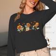 Turkey Reading Books Fall Thanksgiving Teacher Book Lovers Unisex Long Sleeve T-Shirt, funny design