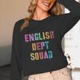 Vintage ENGLISH DEPT SQUAD Back To School Teacher Student Unisex Long Sleeve T-Shirt, funny design