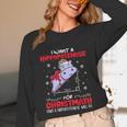 I Want A Hippopotenuse For Christmath Math Teacher Christmas Unisex Long Sleeve T-Shirt, funny design