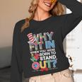 Why Fit In Doctor Teacher Cat In Hat Cool Autism Awareness Men Women Kids Unisex Long Sleeve T-Shirt, funny design