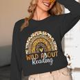Wild About Reading Teacher Back To School Leopard Rainbow Unisex Long Sleeve T-Shirt, funny design Wild About Reading Teacher Back To School Leopard Rainbow Unisex Long Sleeve T-Shirt, funny design
