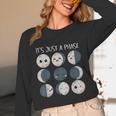 Women Science Teacher Moon Phases Scientist Back To School Unisex Long Sleeve T-Shirt, funny design