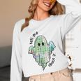 AAC Ghost Tell Me About It Speech Pathology AAC Sped Teacher Unisex Long Sleeve T-Shirt, funny design