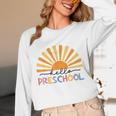 Back To School Hello Preschool For Kids Teacher Women Unisex Long Sleeve T-Shirt, funny design Back To School Hello Preschool For Kids Teacher Women Unisex Long Sleeve T-Shirt, funny design