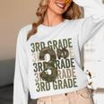 Camo Team 3rd Grade Squad Back To School Teacher Kids Boys Unisex Long Sleeve T-Shirt, funny design