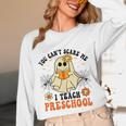 You Can't Scare Me I Teach Preschool Teacher Halloween Ghost Men Women Unisex Long Sleeve T-Shirt, funny design You Can't Scare Me I Teach Preschool Teacher Halloween Ghost Men Women Unisex Long Sleeve T-Shirt, funny design