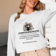 Cat Exhausted Teacher Exhausterwhelmulated Definition Unisex Long Sleeve T-Shirt, funny design Cat Exhausted Teacher Exhausterwhelmulated Definition Unisex Long Sleeve T-Shirt, funny design