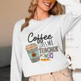 Coffee Gives Me Teacher Power Teacher Elementary Women Unisex Long Sleeve T-Shirt, funny design Coffee Gives Me Teacher Power Teacher Elementary Women Unisex Long Sleeve T-Shirt, funny design
