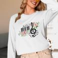 Cut Music Teacher Shirt With a Piano Keys Notes And Flowers Unisex Long Sleeve T-Shirt, funny design Cut Music Teacher Shirt With a Piano Keys Notes And Flowers Unisex Long Sleeve T-Shirt, funny design
